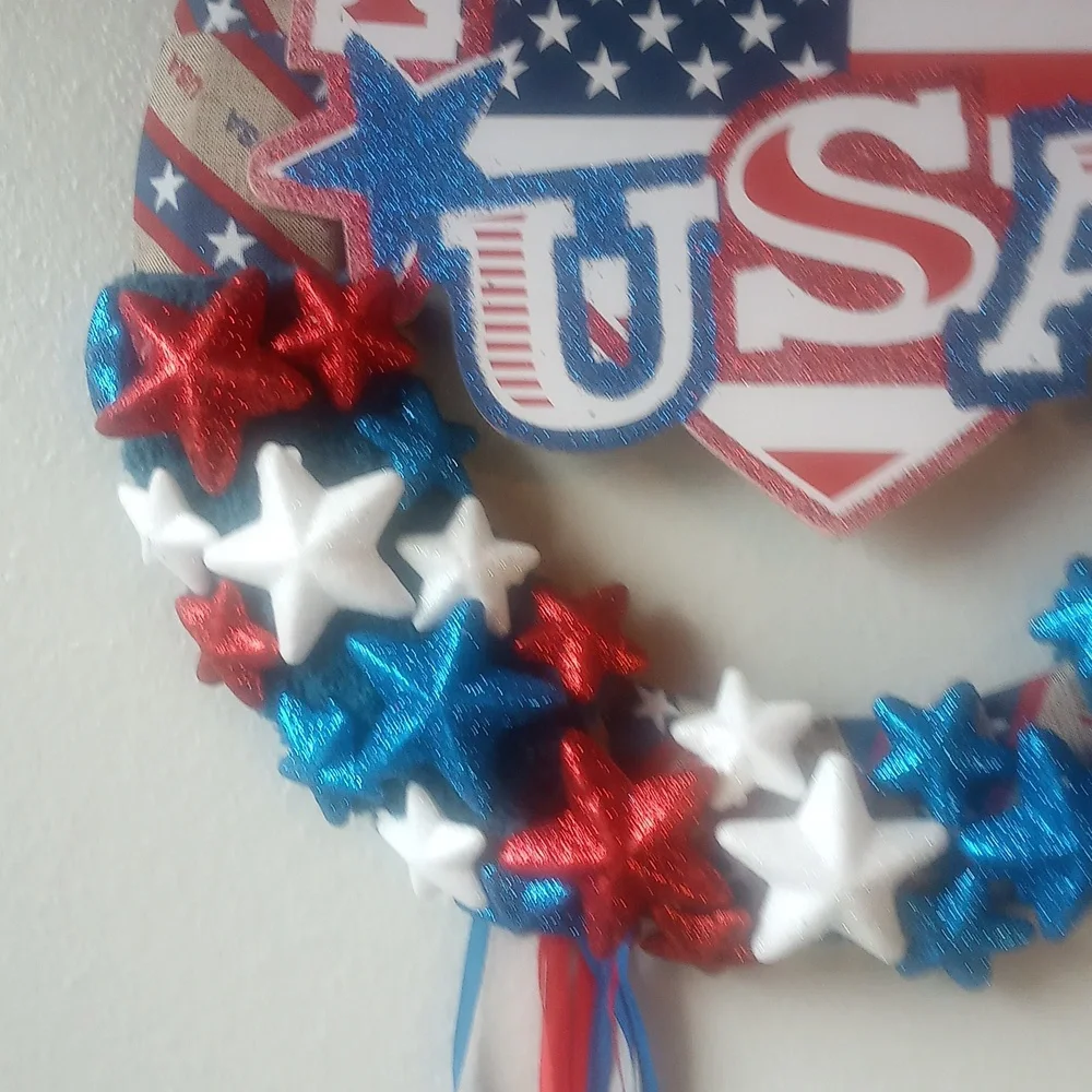 Memorial Day/ Fourth of July Wreath